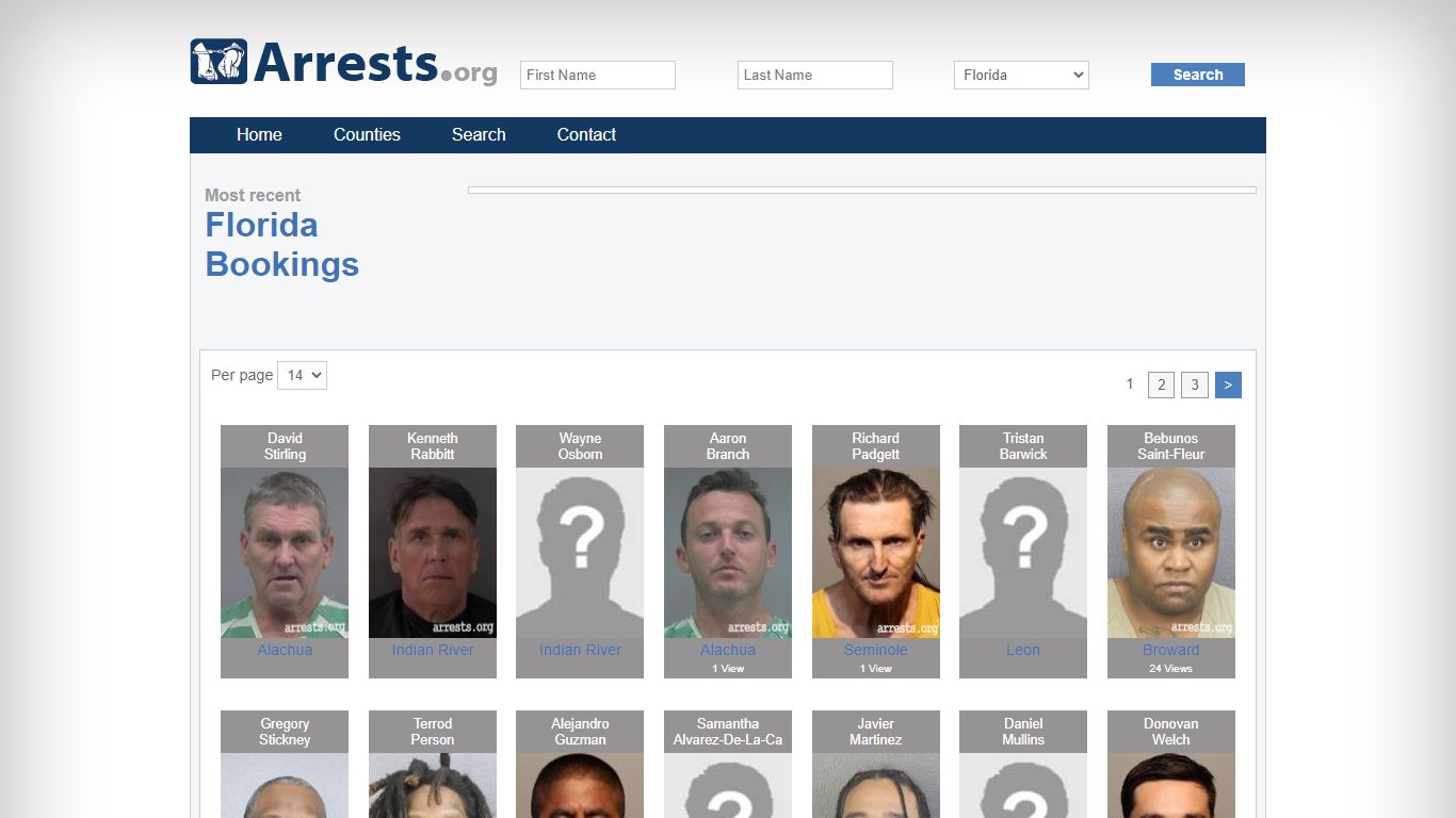 Florida Arrests and Inmate Search